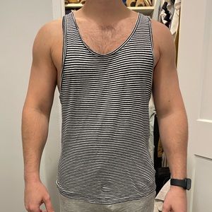 All Saints Striped Tank